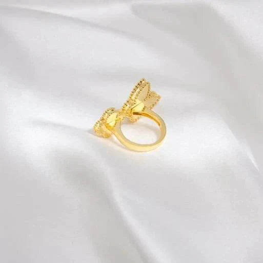 [Luxe Jewelry]LUCKY BETWEEN THE FINGER RING