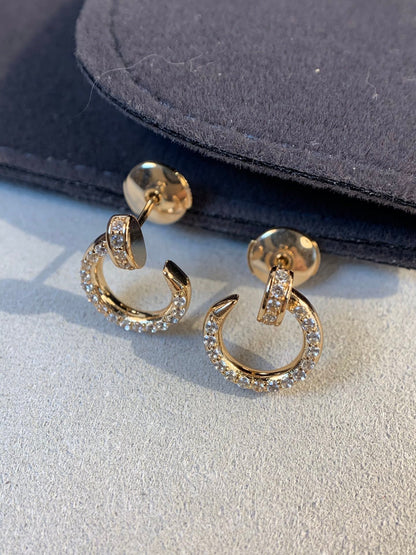 [Luxe Jewelry]JUSTE EARRINGS GOLD DIAMONDS