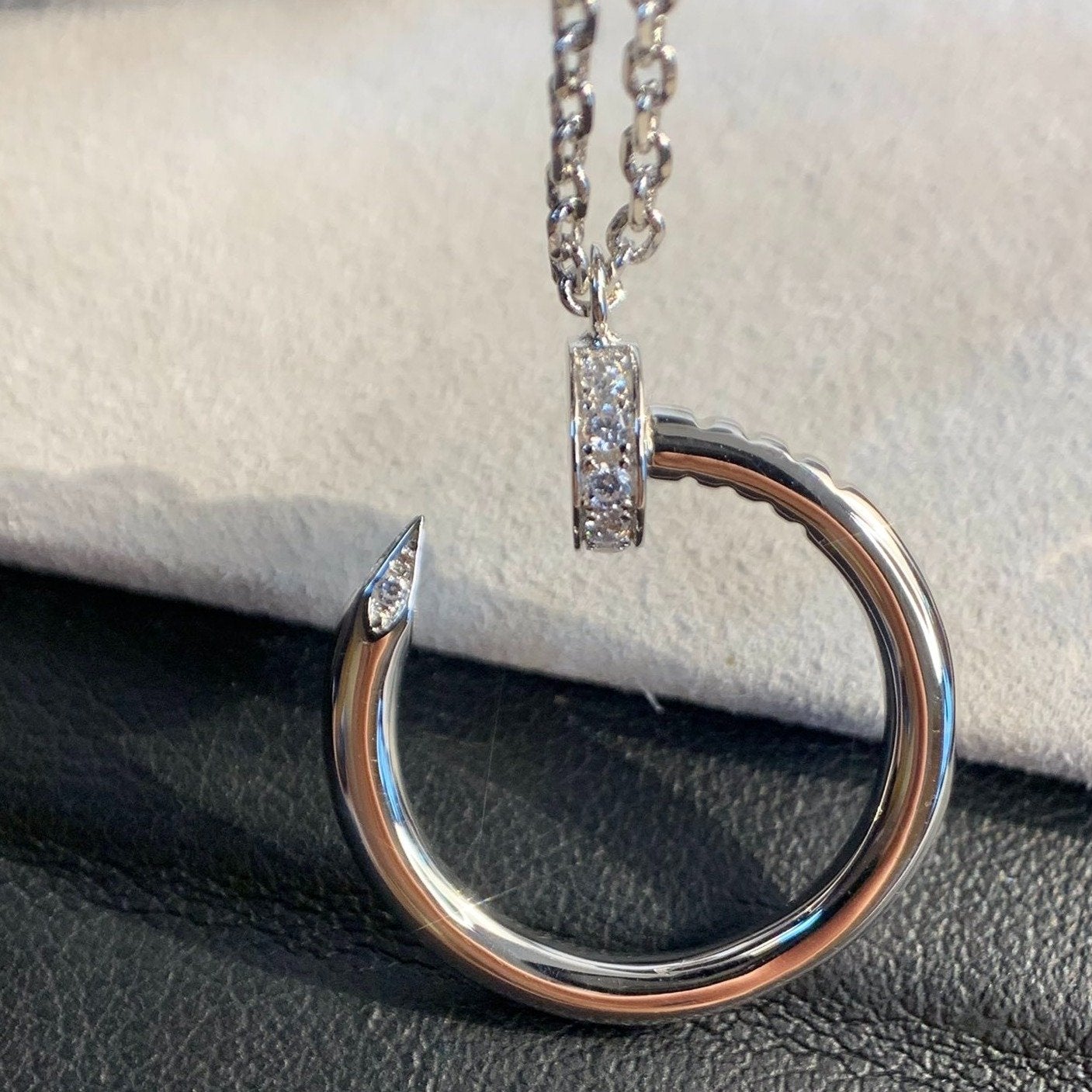 [Luxe Jewelry]JUSTE NECKLACE SILVER