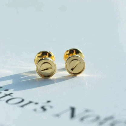 [Luxe Jewelry]LOVE EARRINGS GOLD 10MM