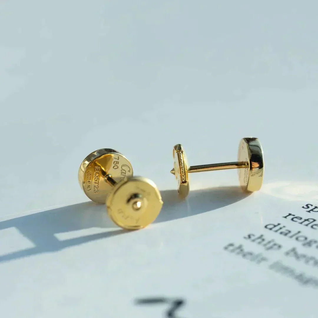 [Luxe Jewelry]LOVE EARRINGS GOLD 10MM