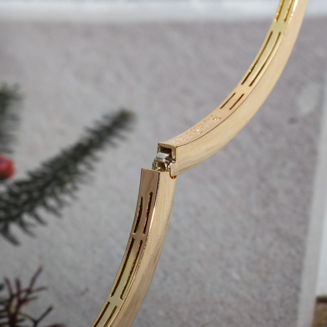 [Luxe Jewelry]SERPENTI BRACELET PINK GOLD DIAMOND DOUBLE SNAKE