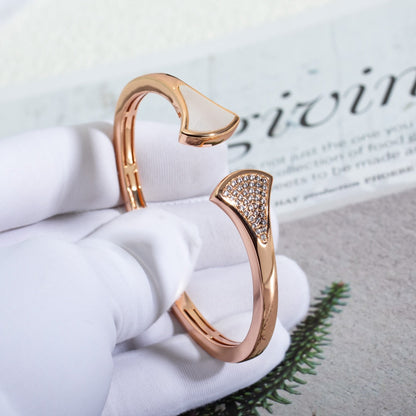 [Luxe Jewelry]DREAM BRACELET OPEN PINK GOLD MOP DIAMOND