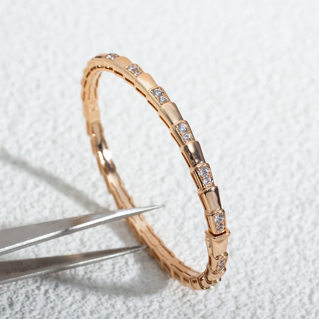 [Luxe Jewelry]SERPENTI BRACELET PINK GOLD DIAMOND