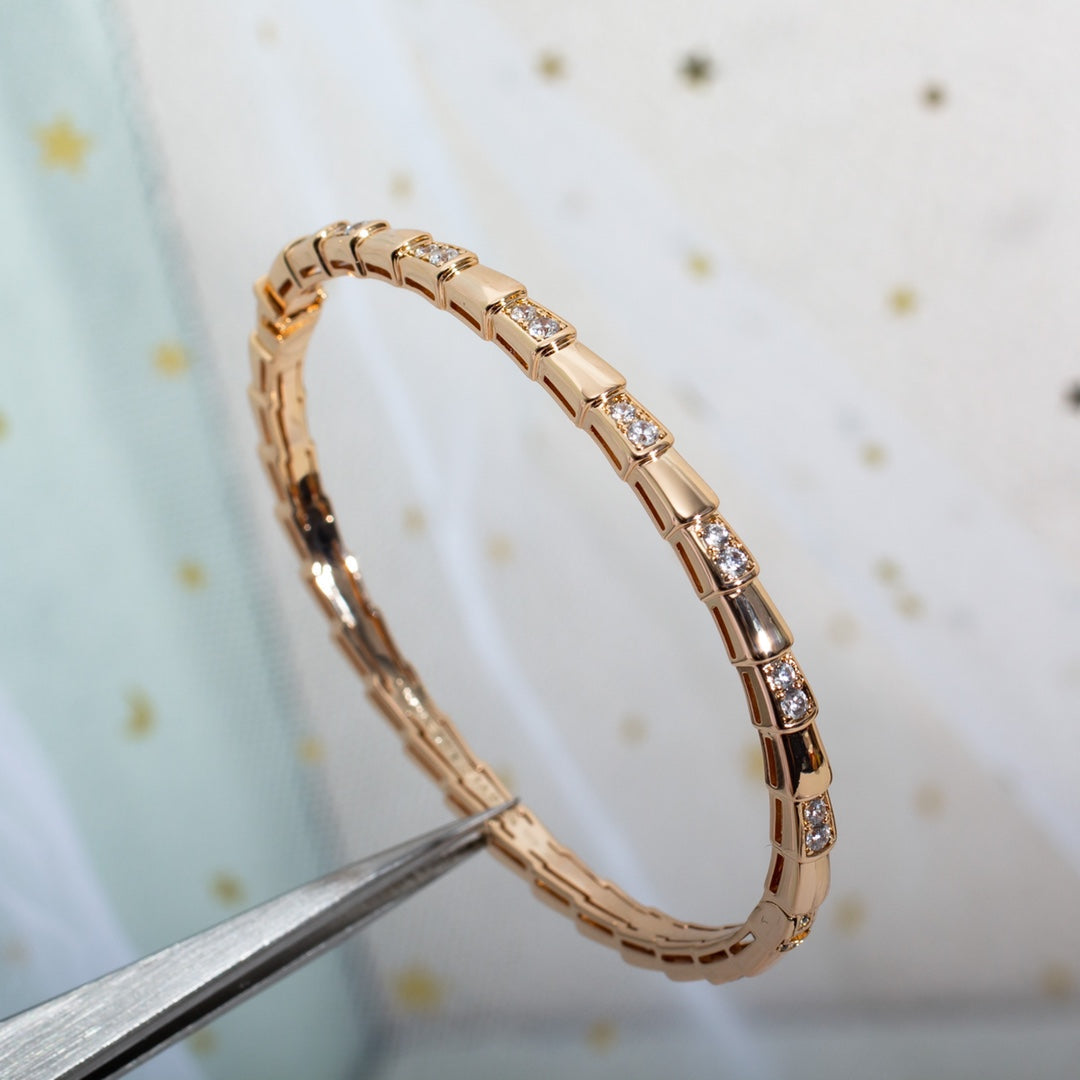 [Luxe Jewelry]SERPENTI BRACELET PINK GOLD DIAMOND
