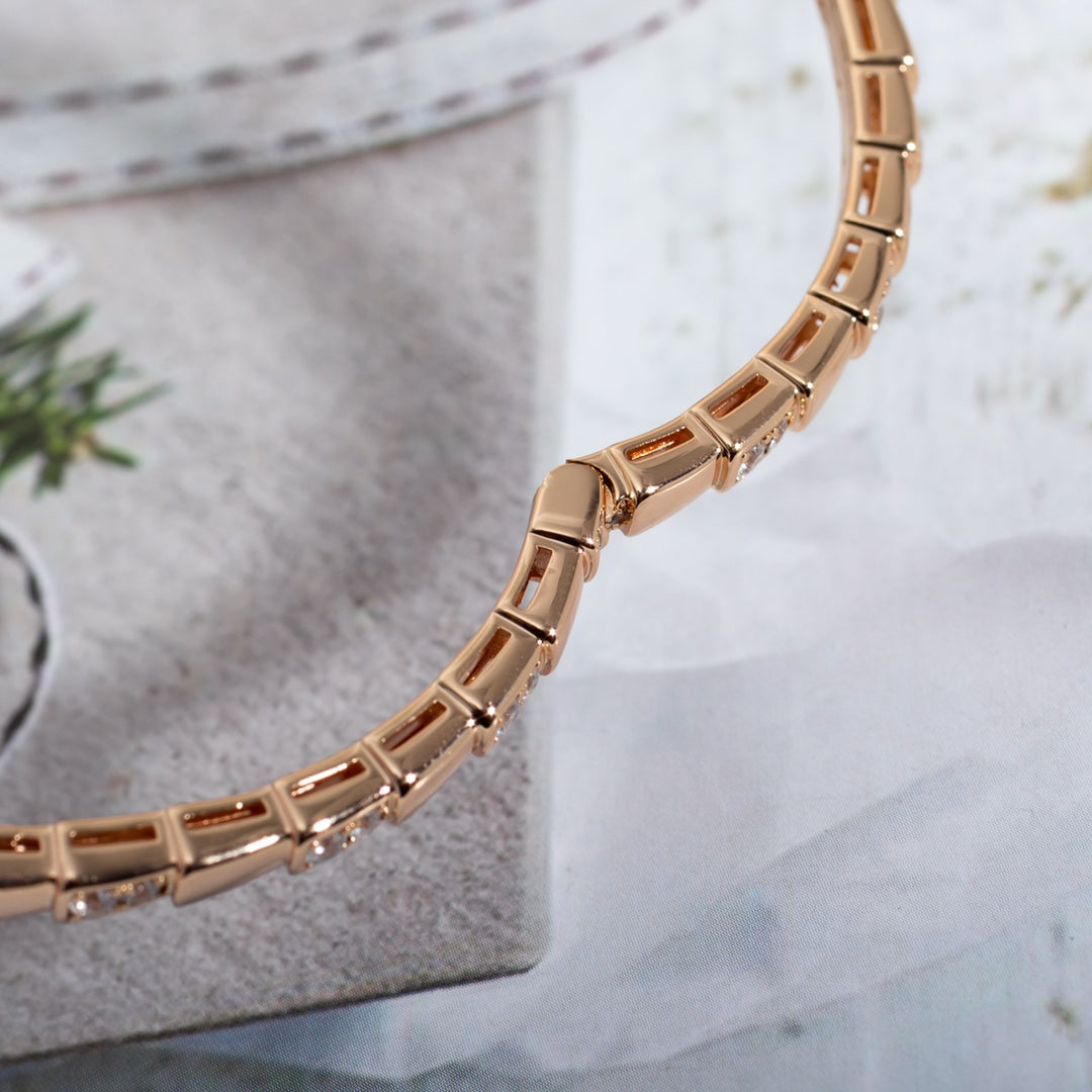 [Luxe Jewelry]SERPENTI BRACELET PINK GOLD DIAMOND