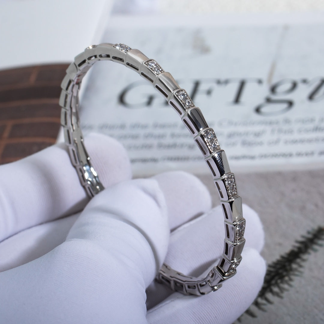 [Luxe Jewelry]SERPENTI BRACELET SILVER DIAMOND