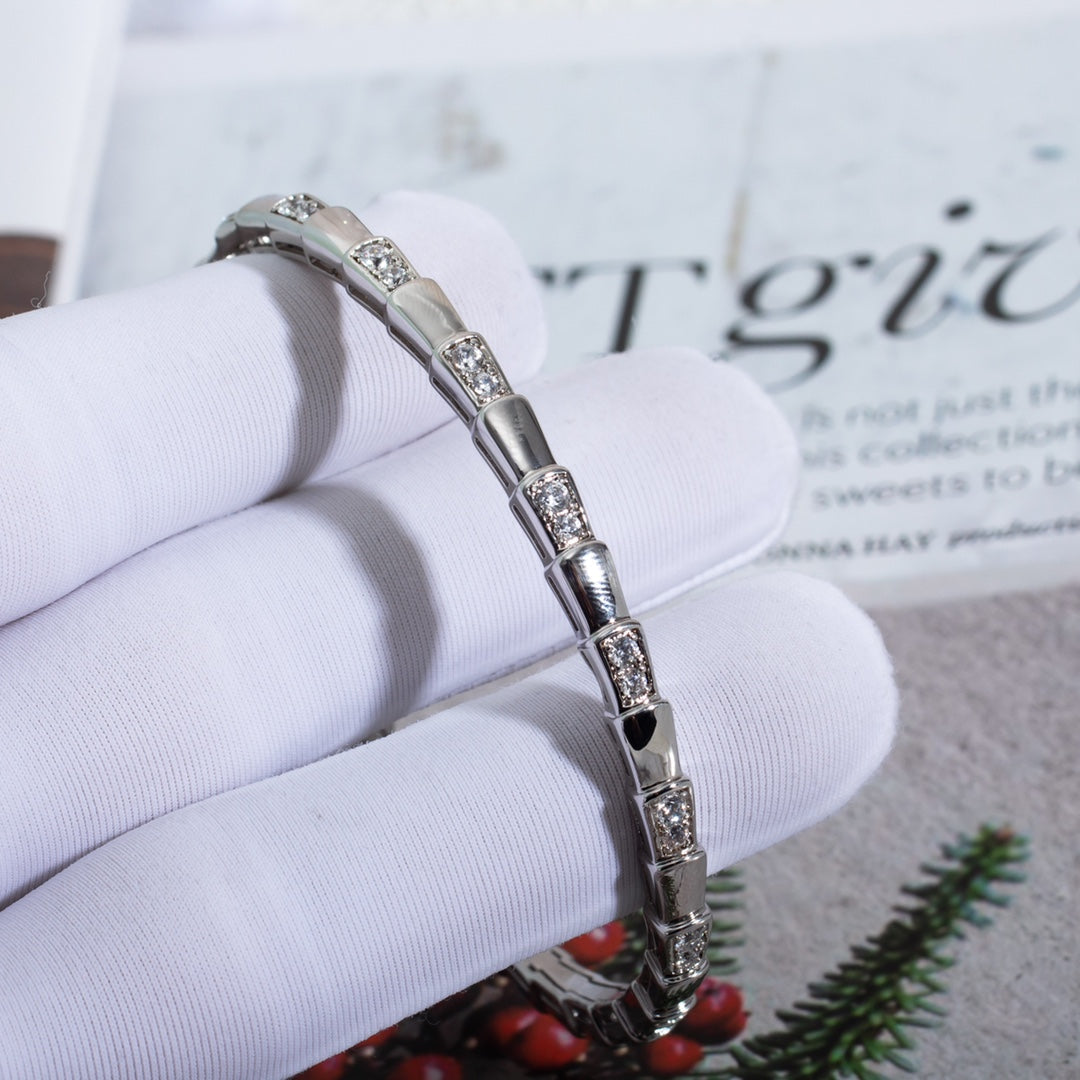 [Luxe Jewelry]SERPENTI BRACELET SILVER DIAMOND