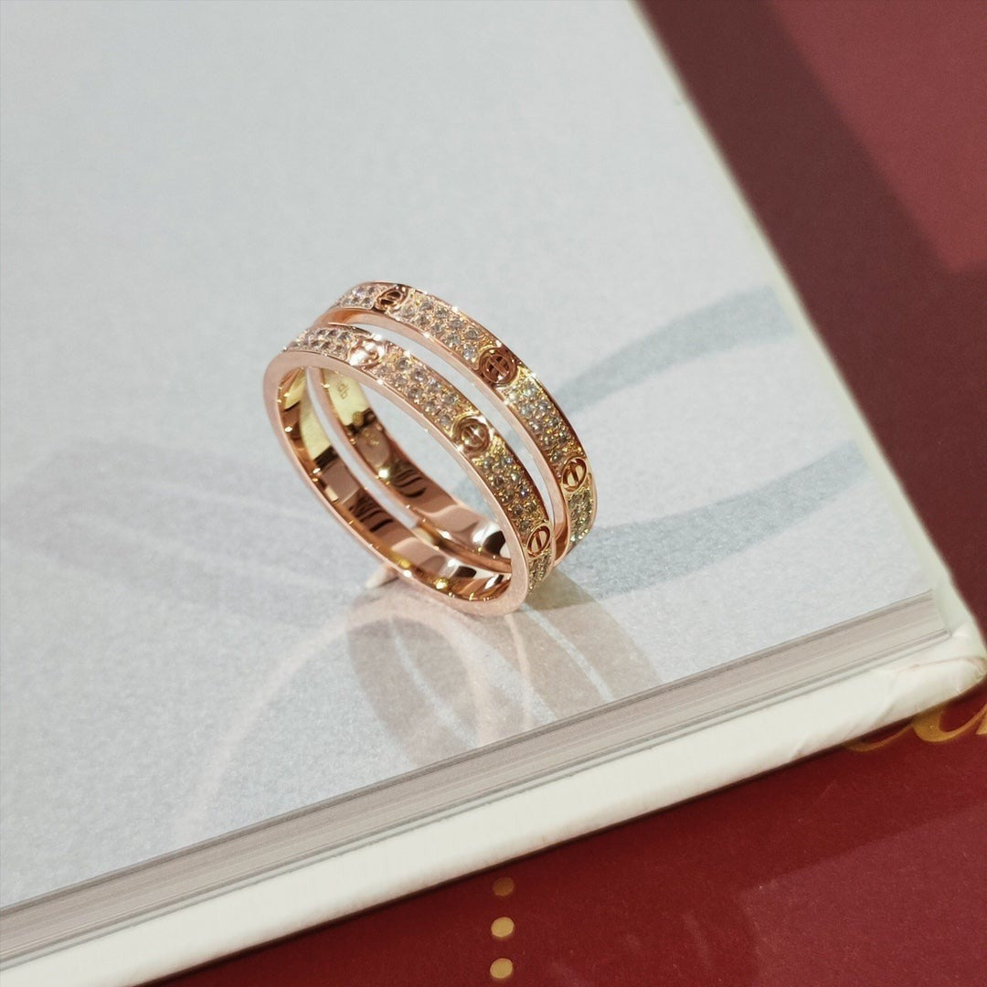 [Luxe Jewelry]LOVE RING 2.65MM DIAMOND
