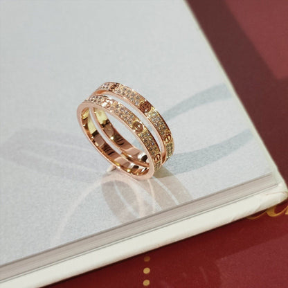 [Luxe Jewelry]LOVE RING 2.65MM DIAMOND