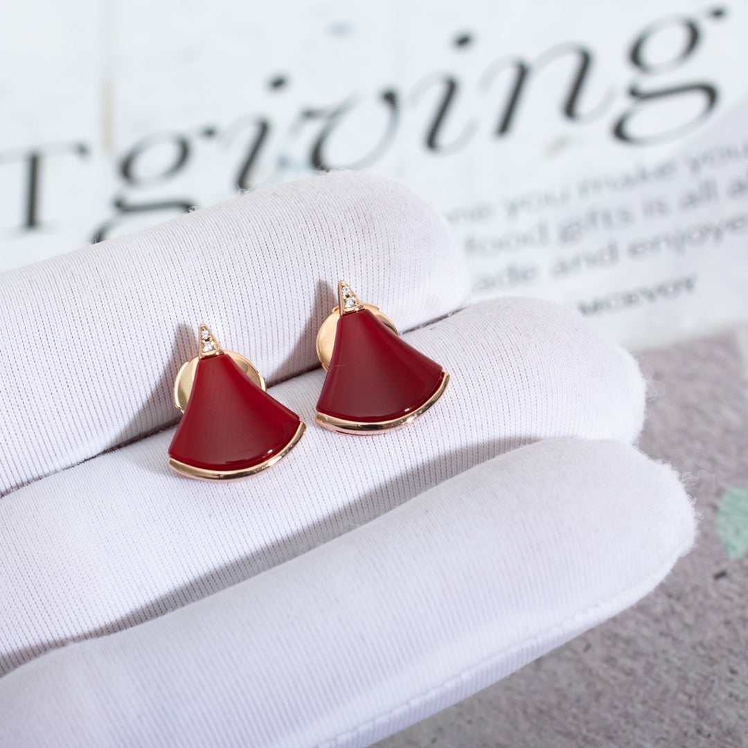 [Luxe Jewelry]DIVAS DREAM EARRINGS PINK GOLD