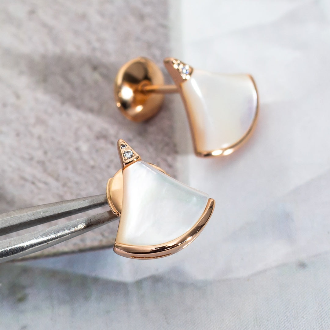 [Luxe Jewelry]DIVAS DREAM EARRINGS PINK GOLD
