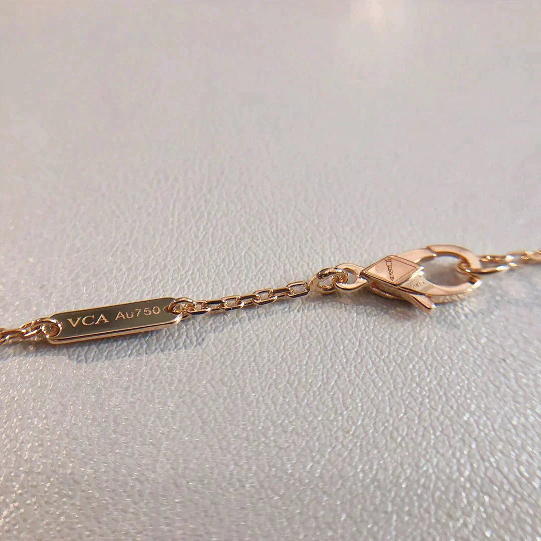 [Luxe Jewelry]PERLEE PEDANT NECKLACE GOLD / ROSE GOLD