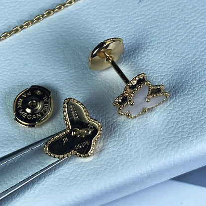 [Luxe Jewelry]SWEET BUTTERFLY MOP EARSTUDS