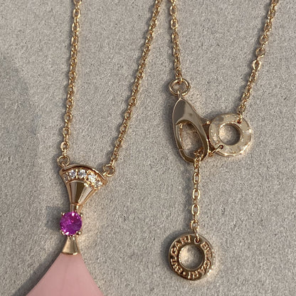 [Luxe Jewelry]DREAM NECKLACE PINK OPAL