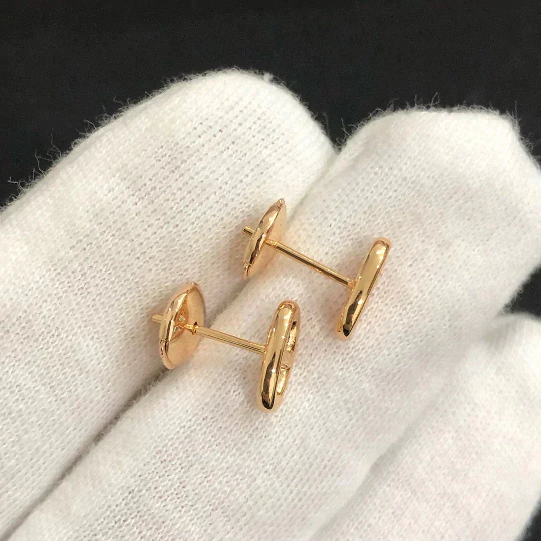 [Luxe Jewelry]CHAINE SMALL EARRINGS GOLD AND SILVER
