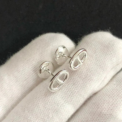 [Luxe Jewelry]CHAINE SMALL EARRINGS GOLD AND SILVER