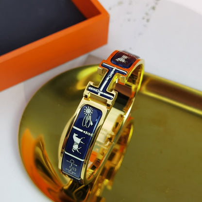 [Luxe Jewelry]H COUVERTURES DARK BLUE BRACELET