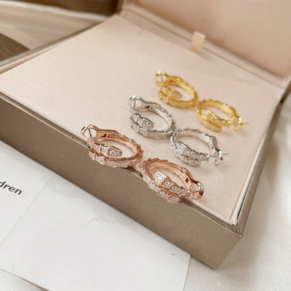 [Luxe Jewelry]SERPENTI EARRINGS DIAMOND