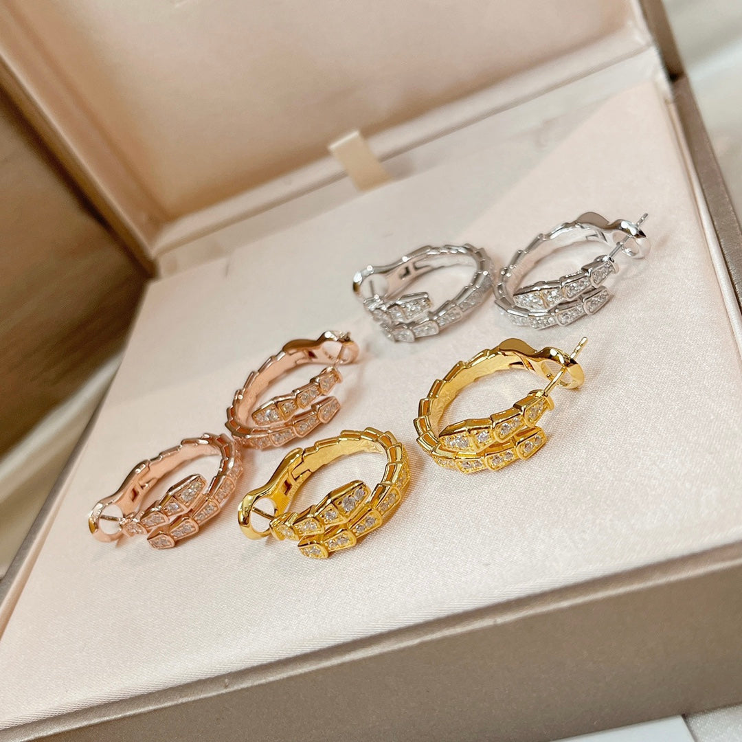 [Luxe Jewelry]SERPENTI EARRINGS DIAMOND