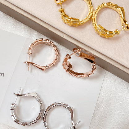 [Luxe Jewelry]SERPENTI EARRINGS DIAMOND