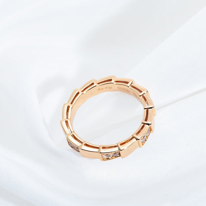 [Luxe Jewelry]SERPENTI RING PINK GOLD  3MM