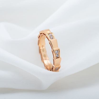 [Luxe Jewelry]SERPENTI RING PINK GOLD  3MM