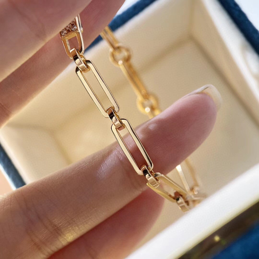 [Luxe Jewelry]CHAINE BRACELET SMALL MODEL DIAMOND