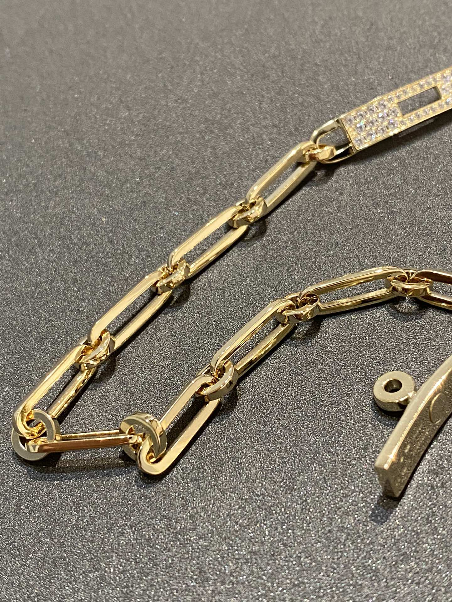 [Luxe Jewelry]CHAINE BRACELET SMALL MODEL DIAMOND