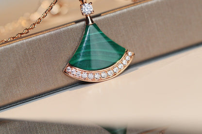 [Luxe Jewelry]DREAM NECKLACE MALACHITE DIAMOND