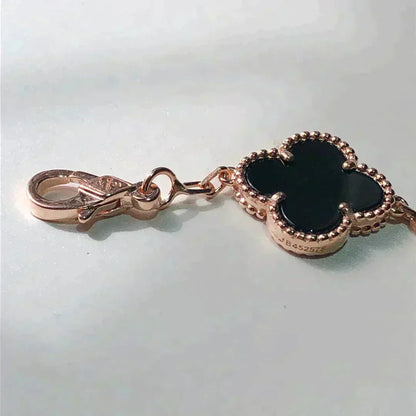 [Luxe Jewelry]CLOVER 5 MOTIFS MULTICOLOR  BRACELET