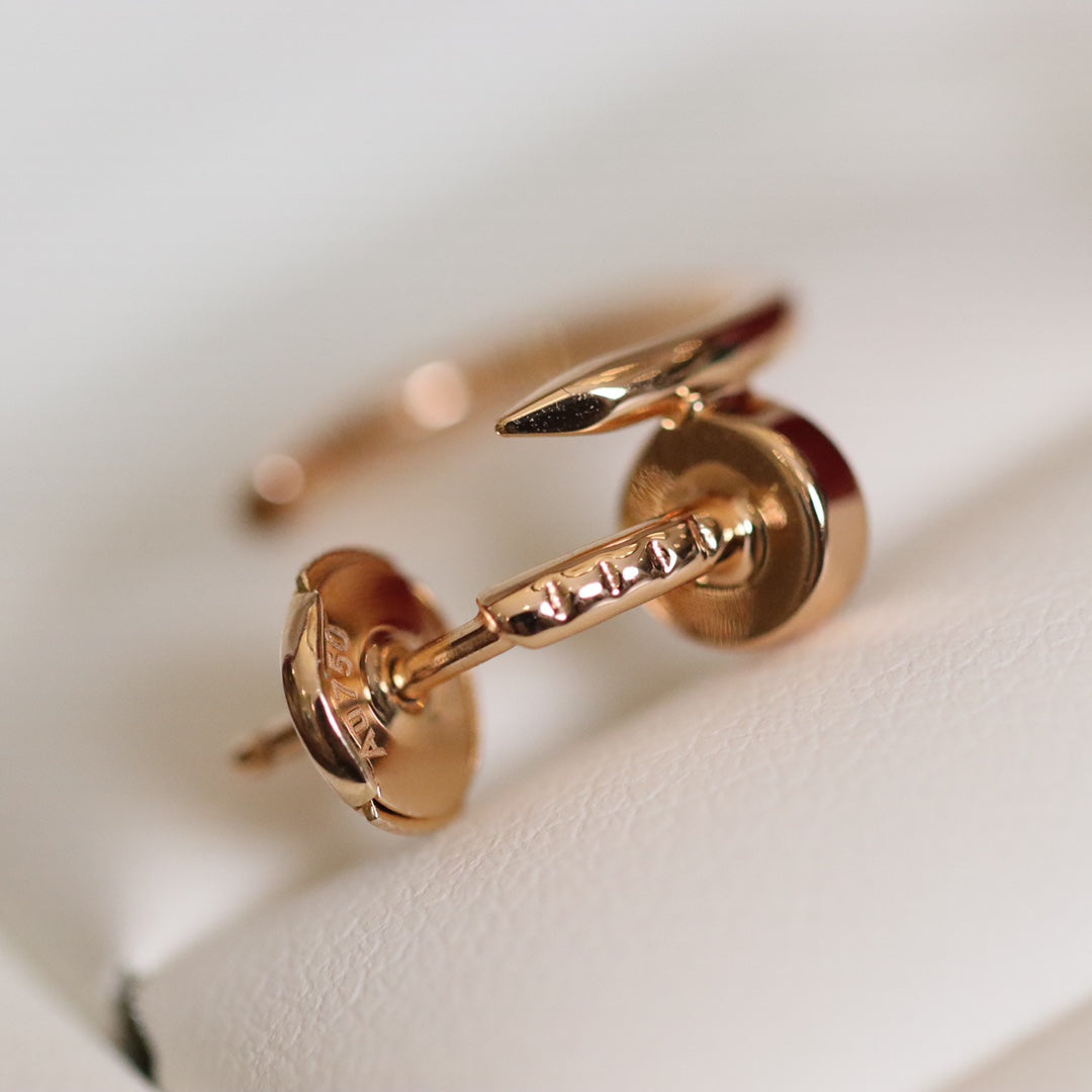 [Luxe Jewelry]JUSTE EARRINGS PINK GOLD