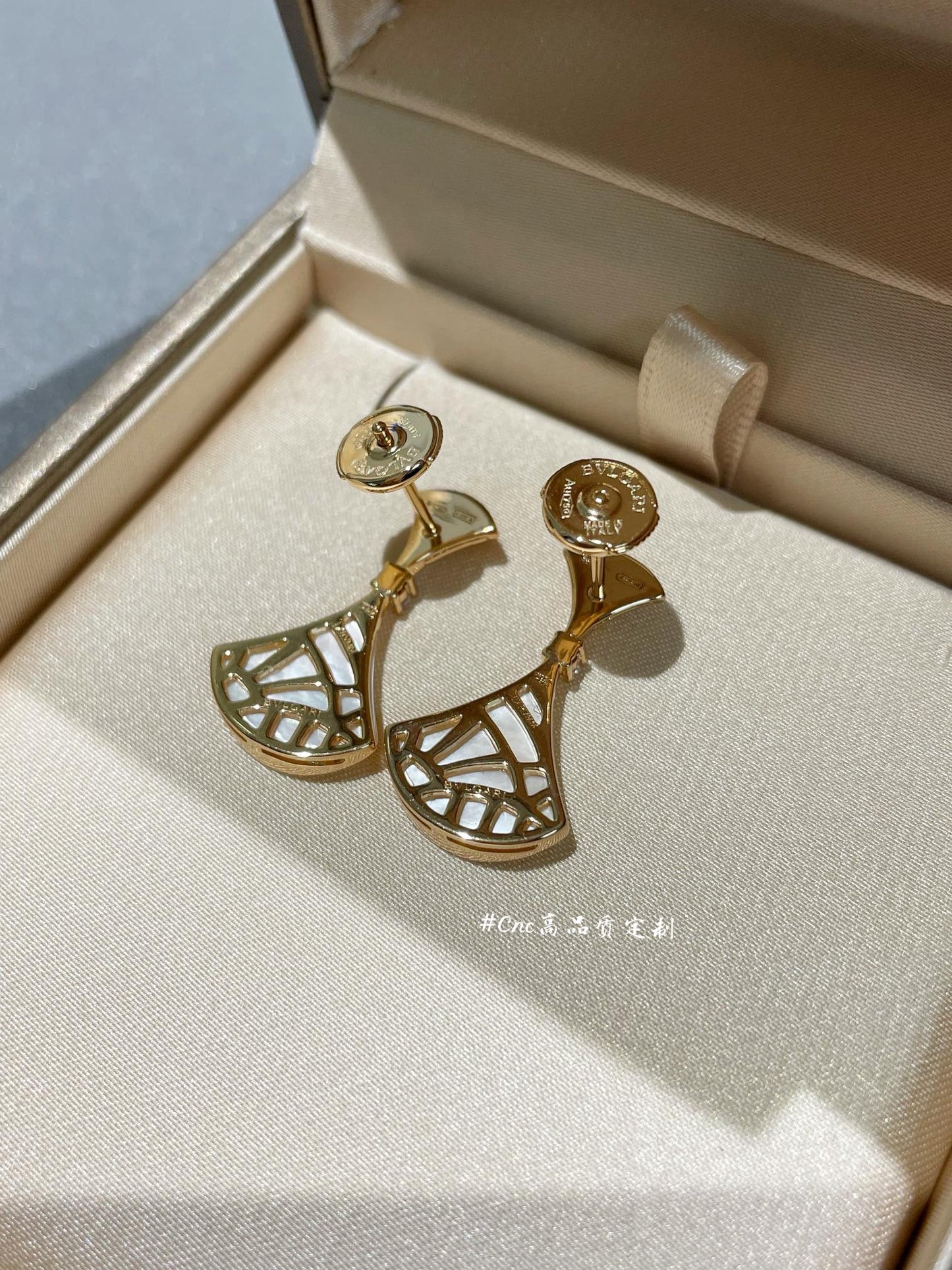 [Luxe Jewelry]DREAM MOP 1 DIAMOND EARRINGS