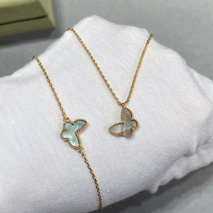 [Luxe Jewelry]BUTTERFLY DARK MOP BUTTERFLY BRACELET