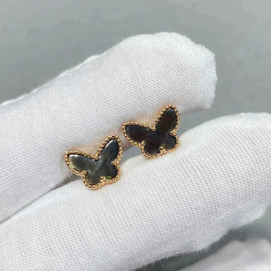 [Luxe Jewelry]BUTTERFLY DARK MOP  EARRINGS