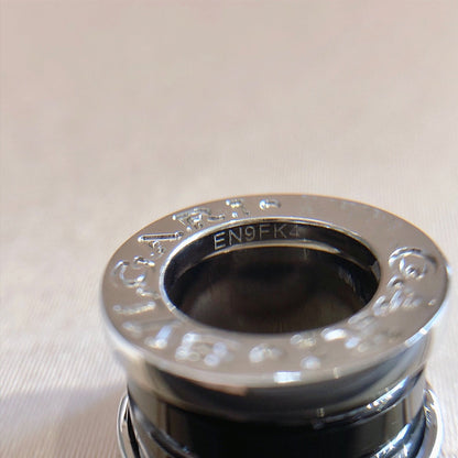 [Luxe Jewelry]ZERO 1 BLACK CERAMIC SILVER NECKLACE
