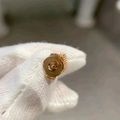 [Luxe Jewelry]HEART CARNELIAN STUD EARRINGS