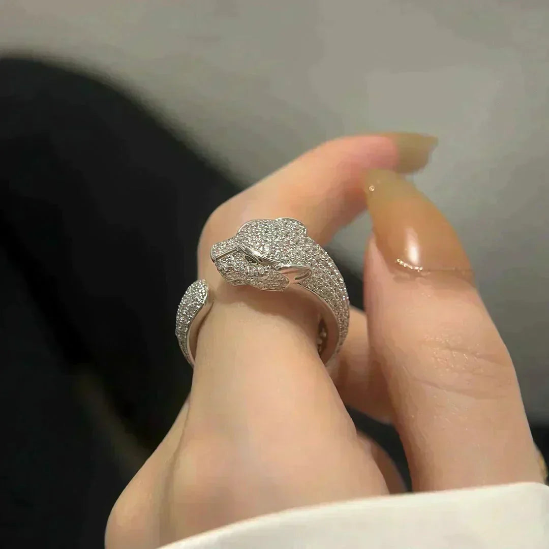 [Luxe Jewelry]PANTHERE 5.5MM ALL DIAMOND RING
