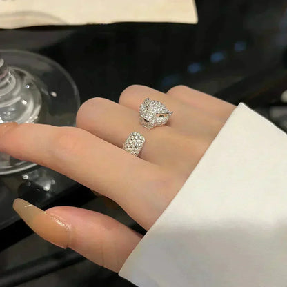 [Luxe Jewelry]PANTHERE 5.5MM ALL DIAMOND RING