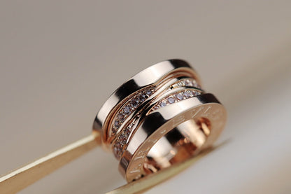 [Luxe Jewelry]ZERO 1 PINK GOLD DIAMOND NECKLACE