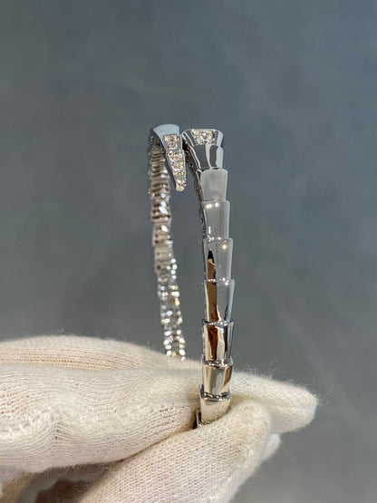 [Luxe Jewelry]SERPENTI BRACELET DIAMONDS SILVER
