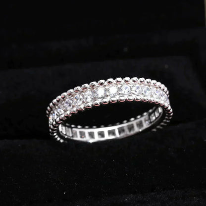 [Luxe Jewelry]PERLEE DIAMOND SILVER RING