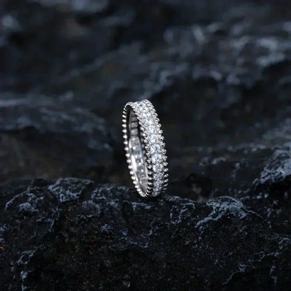 [Luxe Jewelry]PERLEE DIAMOND SILVER RING