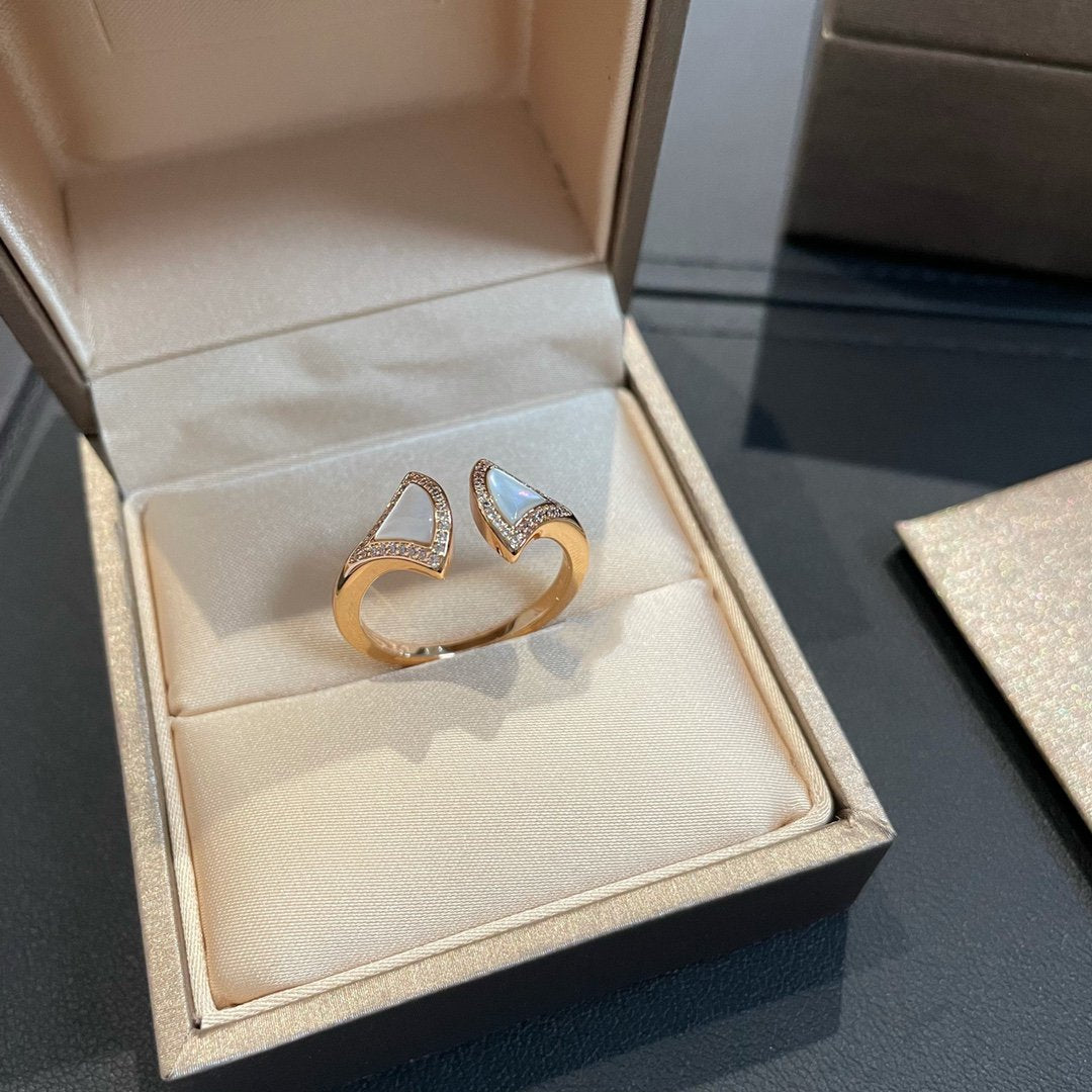 [Luxe Jewelry]DREAM MOP DIAMOND OPEN RING