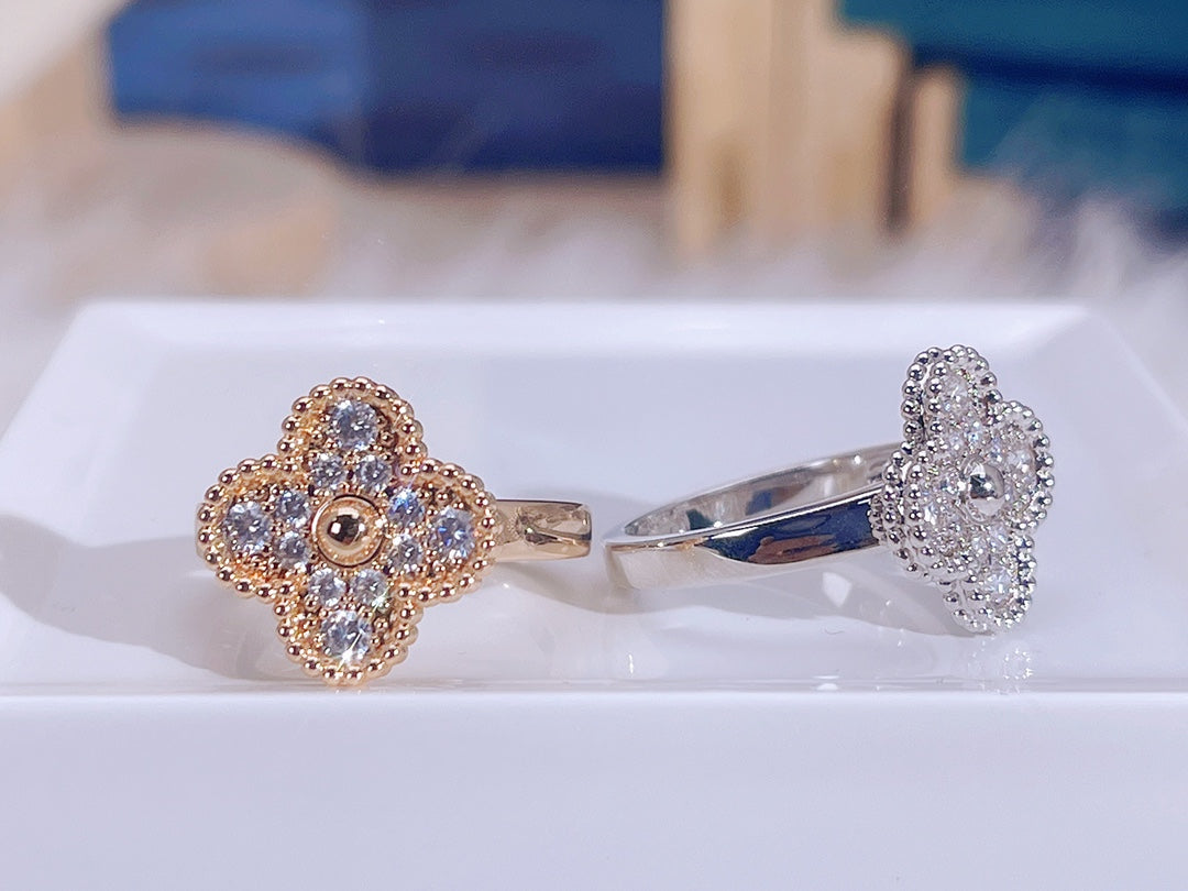 [Luxe Jewelry]CLOVER DIAMOND RING