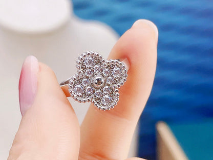 [Luxe Jewelry]CLOVER DIAMOND RING