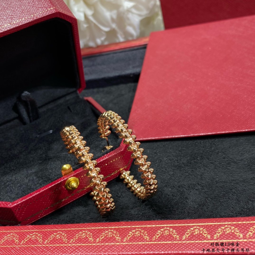 [Luxe Jewelry]CLASH LARGE HOOP EARRINGS