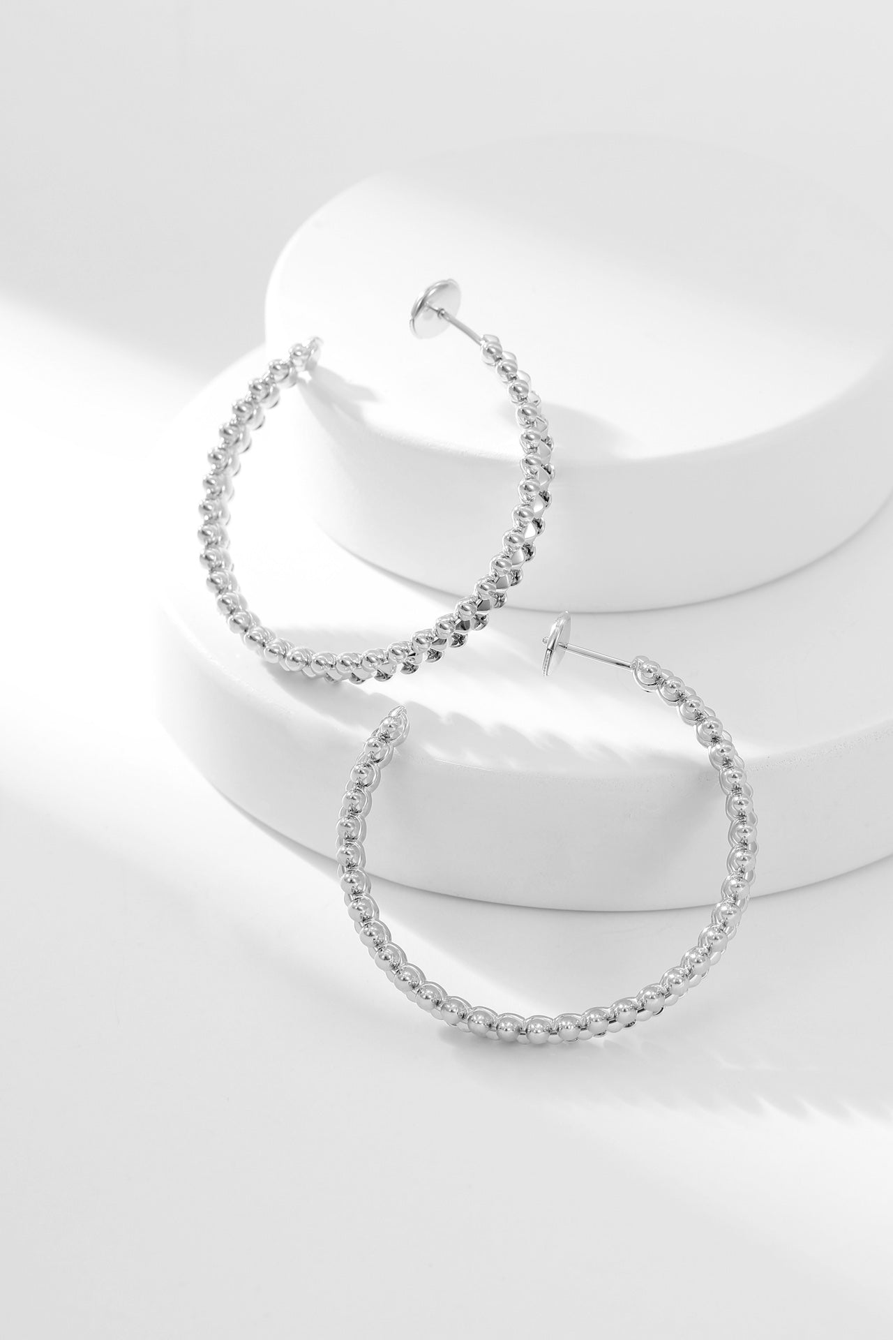 [Luxe Jewelry]CLASH HOOP EARRINGS