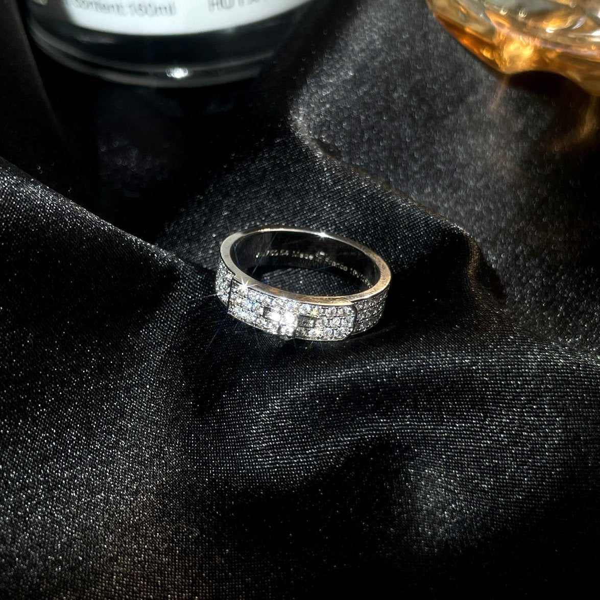 [Luxe Jewelry]KELLY SILVER DIAMOND RING