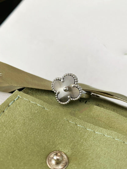 [Luxe Jewelry]CLOVER SILVER RING